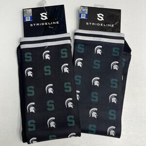 (2) MICHIGAN STATE SPARTANS Men’s Black Dress Socks